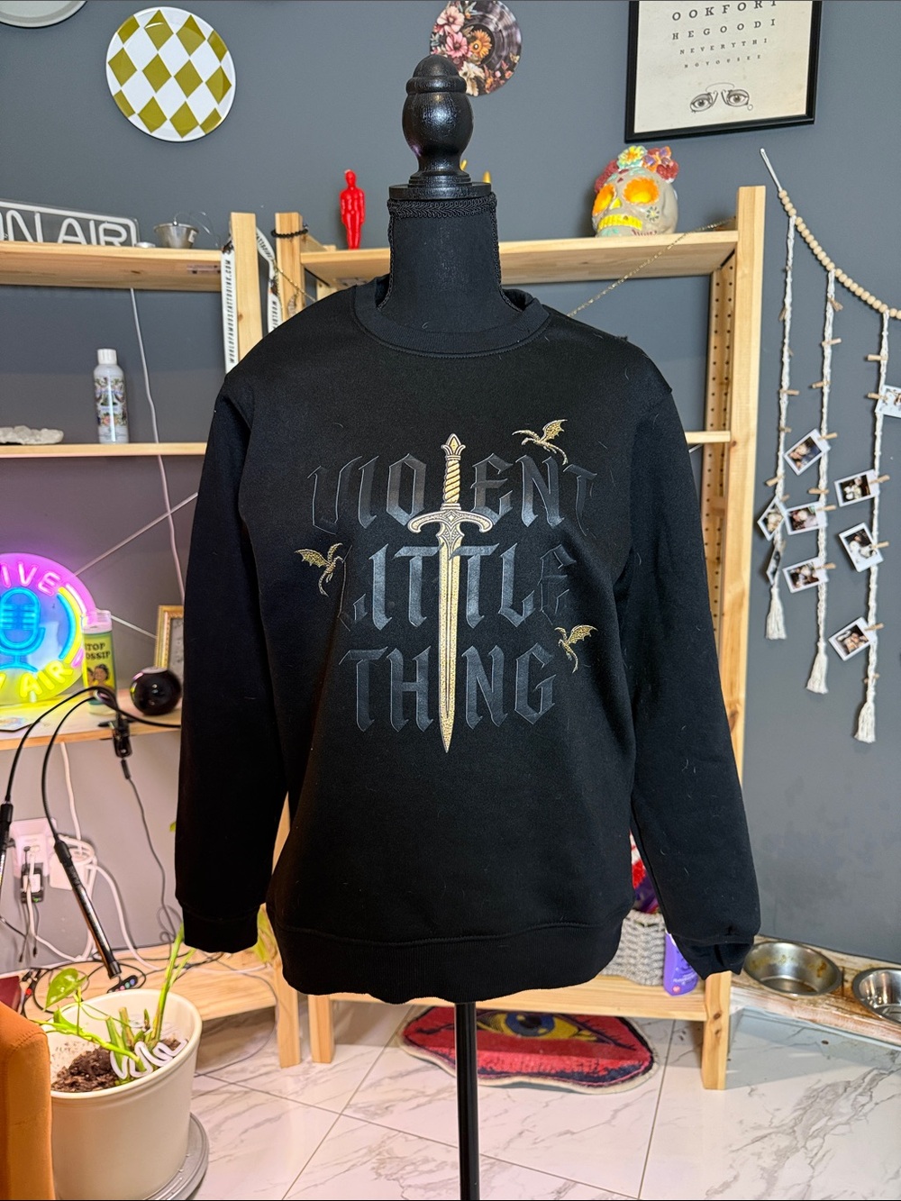 Violent Little Thing Black sweatshirt